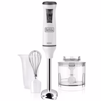 گوشت کوب برقی، خردکن و همزن چند سرعته 600 وات Black Decker آمریکا مدل BXHBA600E